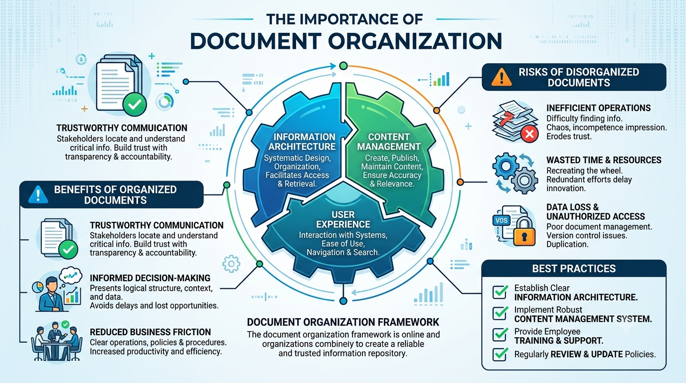 Document Organization Infographic