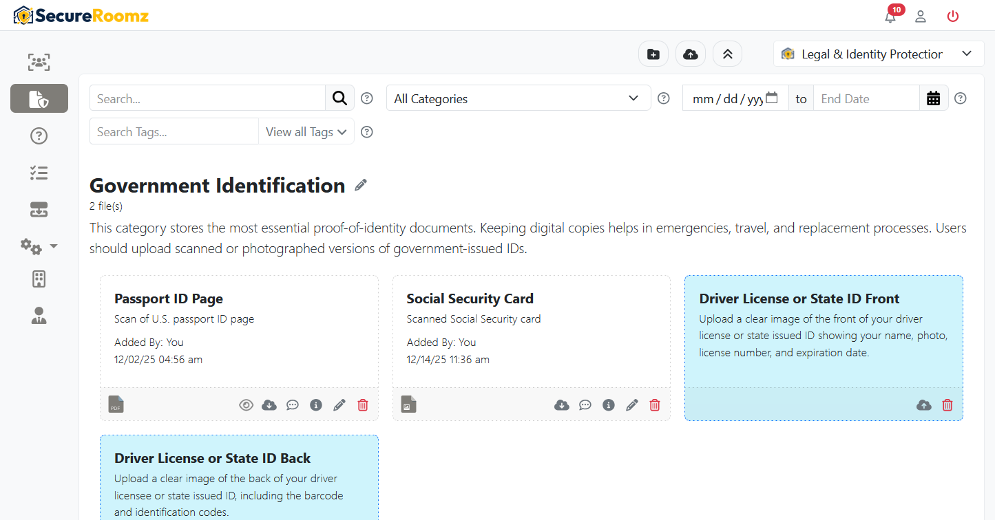 Legal & Identity Protection