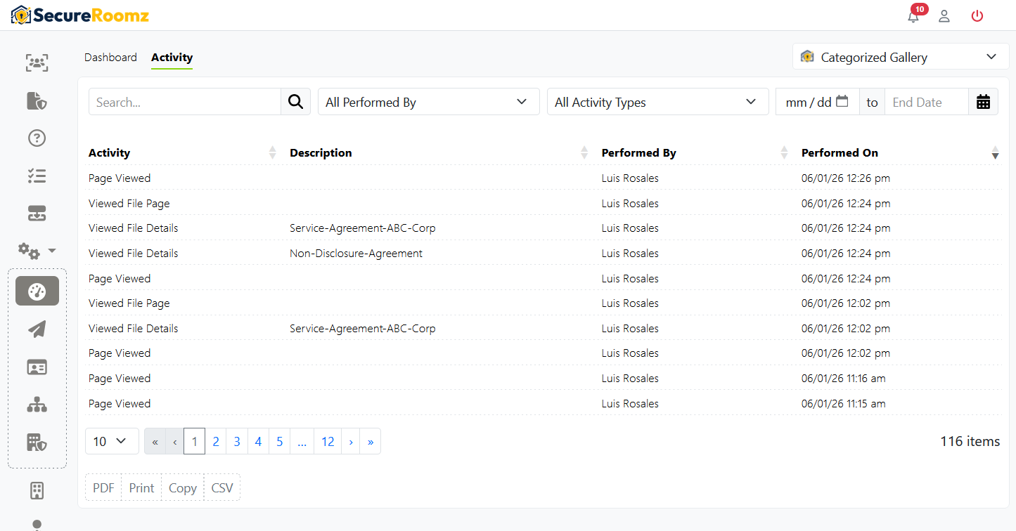 Activity Tracking